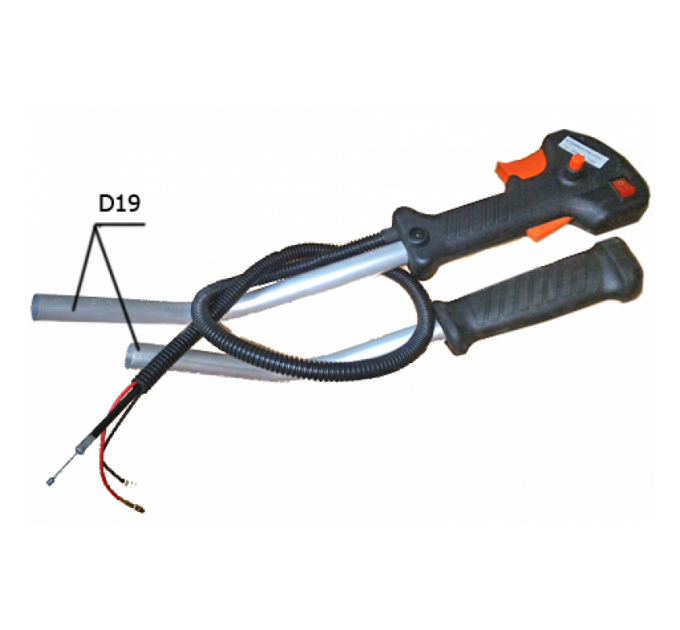 Ручка газа  для б/кос 010049(В) триммера комплект левая+правая