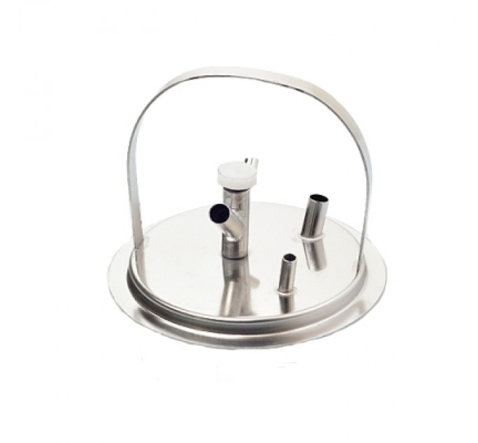 Крышка бидона с клапаном и шариком доильного аппарата Буренка