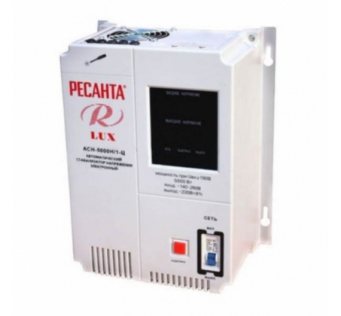 Стабилизатор напряжения АСН-5000 Н/1-Ц LUX Ресанта