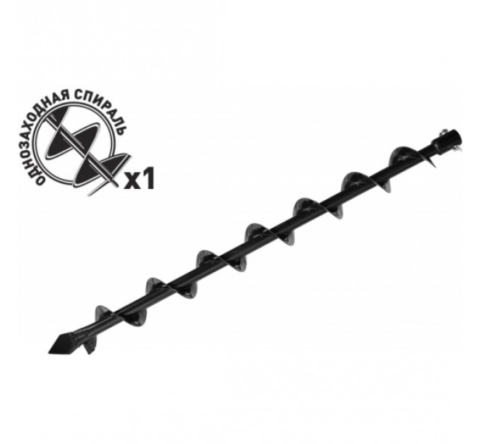 Шнек для грунта Carver d пос=20мм, D=100мм (для CARVER AG-52)