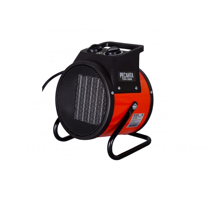 Тепловая электрическая пушка Ресанта ТЭПК-3000K керамический нагревательный элемент, круглая 67/1/27