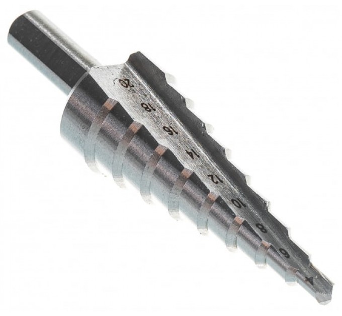 Сверло ступенчатое по металлу (4-20 мм; 9 ступеней; 75 мм) STAYER 29660-4-20-9