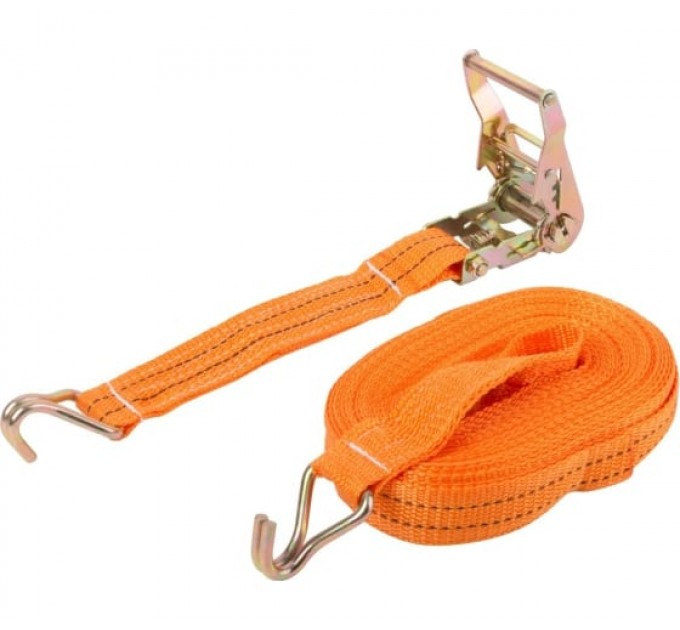 Ремень для крепления груза FIT храповый механизм, лента 38 мм x 12 м, 1500 кг / 3000 кг 64919