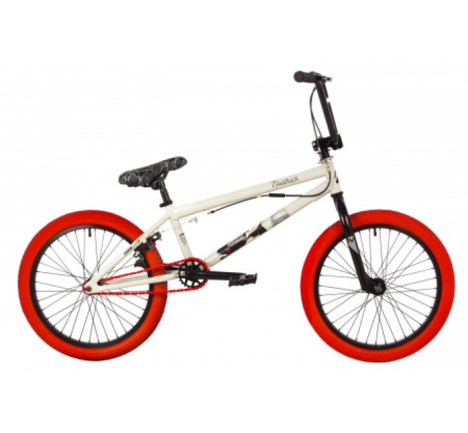 Велосипед NOVATRACK BMX CROW 20" сталь 21", серый, U-Brake
