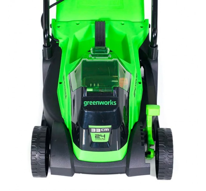 Газонокосилка аккумуляторная Greenworks GD24LM33 (24В, 33см, без АКБ и ЗУ) 2516107