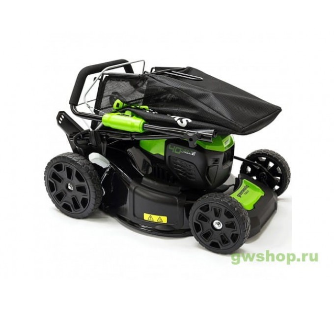 Газонокосилка аккумуляторная Greenworks GD40LM16X (40V, бесщеточная, 41 см, без АКБ и ЗУ) 2517907